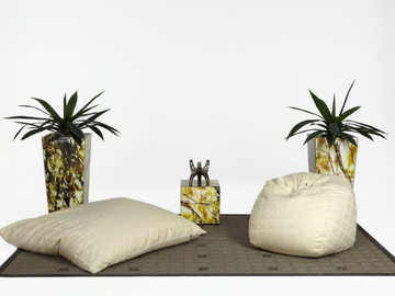 NAOS - High glass garden vase with Light by Samuele Mazza Outdoor - view 3